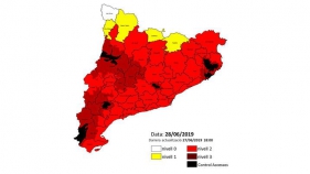 El 15% del país està en risc extrem de patir un incendi