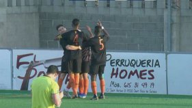 El Guíxols s'emporta el derbi ganxó de Vilartagues (1-2)