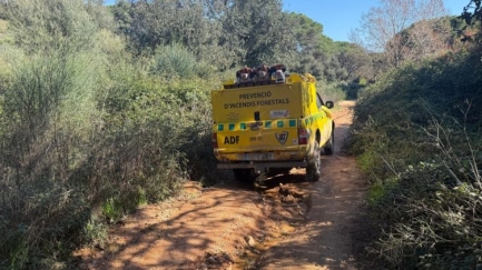 El mal estat dels accessos a les Gavarres pot impedir el pas dels Bombers