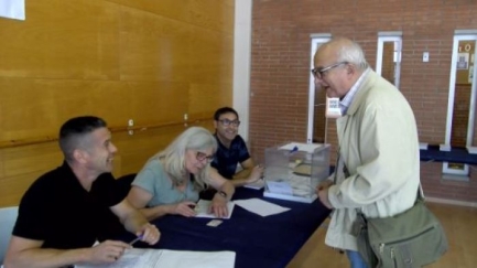 El matí de la jornada electoral a Santa Cristina d'Aro