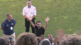 El Palamós empata amb l'Al Sadd al debut de Xavi com a entrenador (1-1)