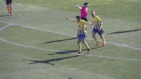 El Palamós empata un 0-2 desfavorable amb un doblet de Steven