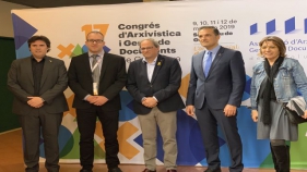 El president de la Generalitat tanca el 17è Congrés d'Arxivística a Sant Feliu de Guíxols
