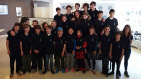 El regatista del CN Sant Feliu Izan Codinachs, al Campionat d’Espanya d’Optimist