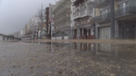 El temporal Gloria destrossa dos dels tres espigons de Sant Antoni