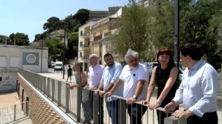 Els candidats de Junts visiten Sant Feliu de Guíxols com a última empenta de la campanya