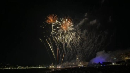 Els focs artificials de Palamós acomiaden la Festa Major