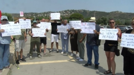Els marxants de Platja d'Aro tornen a protestar contra el nou model de mercat