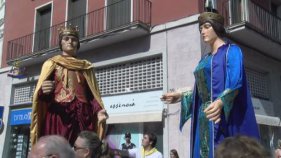 Els nous gegants de Sant Feliu han estat oficialment batejats