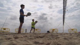 Els tàndems Baijet-Albors i Gamell-Porteiro, campions de Catalunya de tennis platja