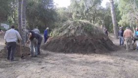 Embalumen la carbonera de Forallac, que s'encendrà el 12 d'octubre