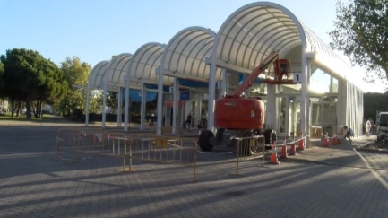 En marxa les obres de millora a l’estació d’autobusos de Platja d’Aro
