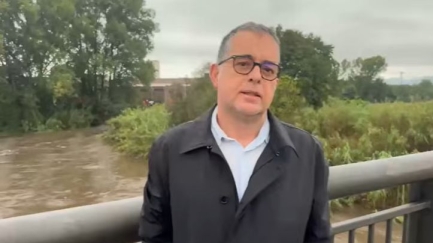 Enric Marquès, president del Consell Comarcal del Baix Empordà sobre les inundacions