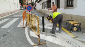 Es reprèn l'execució d'obres del pla d'arranjament de diversos trams de voreres a Palamós