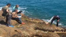 Estudiants de Ciències del Mar de la UB fan pràctiques al Mas d’en Pinc de Begur