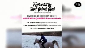 Exhibició eqüestre a Sant Feliu de Guíxols amb Santi Serra