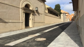 Finalitzen les obres dels carrers Cervantes, Progrés i Serra i Avellí de Palafrugell
