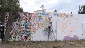 I love Med Street Art regala un mural a s'Agaró