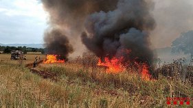 Els Bombers controlen un petit incendi a Corçà