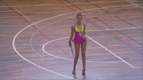 Joana Solà i Marta Collell, les ganxones més destacades del Campionat Català de Twirling