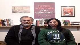 Jordi LLoveras i Cristina Santiago encapçalaran la llista dels comuns a Sant Feliu