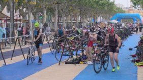 Jordi Relats i Marta Romance guanyen el 29è Triatló Sprint de Sant Feliu de Guíxols