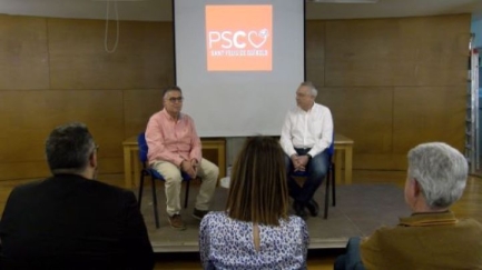 Josep Melcior Muñoz es presenta com a alcaldable del PSC a Sant Feliu de Guíxols