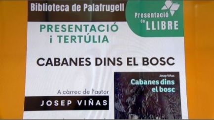 Josep Viñas presenta la novel·la 'Cabanes dins el bosc' a Palafrugell