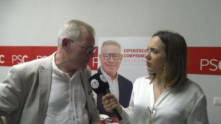 Juli Fernández del PSC comenta la seva victòria a Palafrugell