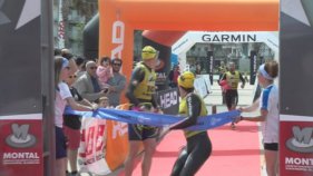 Kevin Callebont i Guillaume Heneman guanyen la marató de la Swimrun