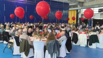 La 40a Festa de la Gent Gran de Santa Cristina reuneix 240 assistents