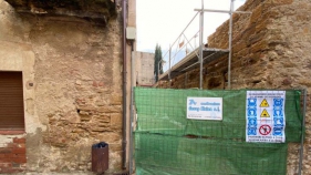 La Bisbal enceta el tram final de recuperació d'una de les antigues muralles