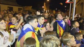 La Bisbal reivindica al carrer el mandat de l'1 d'octubre