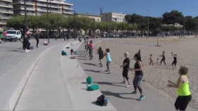 La Corxera celebra el vintè aniversari portant el gimnàs al carrer