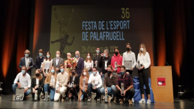 La Festa de l'Esport de Palafrugell premia la trajectòria de la gimnasta Leonor Ventura