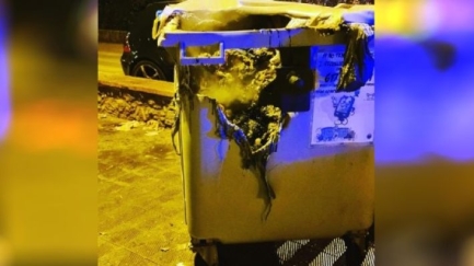 La Policia Local de la Bisbal d'Empordà enxampa dos sospitosos de calar foc en contenidors