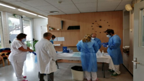 La Residència Geriàtrica Zoilo Feliu de la Bisbal es vacuna contra la COVID-19
