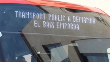 La zona del Baix Ter ja compta amb servei de transport públic a demanda