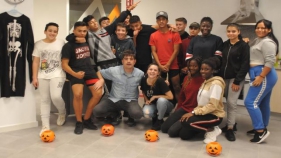 La Zona Jove de Santa Cristina celebra Halloween amb una vintena de joves