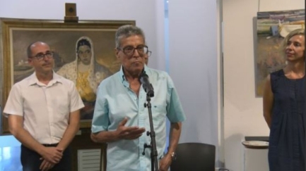 L'aclamat pintor palamosí Albert Roca és homenatjat pel seu poble