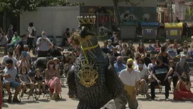 L'Àliga i els Gegants de Torroella surten a ballar per celebrar la festa major