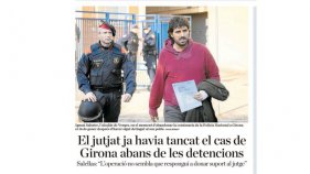 Les detencions de dimecres s'haurien produït amb la causa ja sobreseïda provisionalment