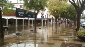 Les fortes pluges inunden el Baix Empordà