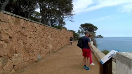 Les obres de millora del camí de ronda de s'Agaró quasi enllestides