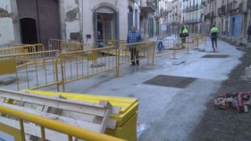 Les obres del Carrer Ample comencen a veure la llum