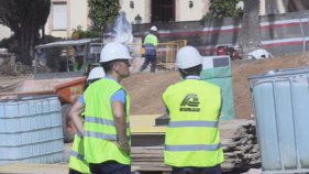 Les obres del Parc Central de Sant Feliu estan en ple rendiment