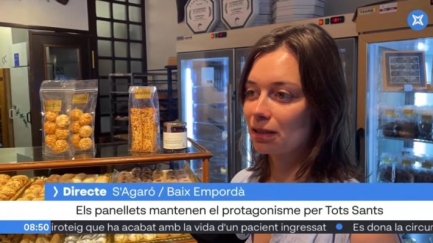 Les pastisseries s'omplen de panellets per Tots Sants