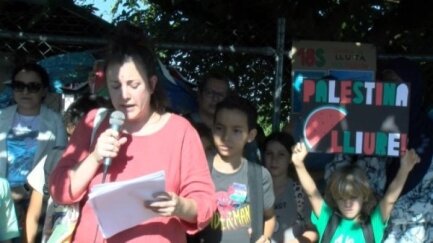 L’escola l’Empordanet de la Bisbal se suma a la mobilització per Palestina