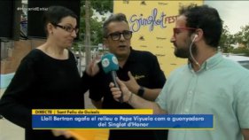 Lloll Bertran i Andreu Buenafuente a l'obertura del SINGLOT Festival