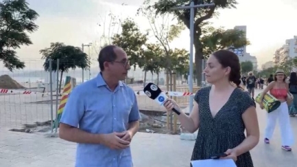 Lluís Puig: 'Ja comença a ser un passeig del Mar molt més accessible i amable per la gent'